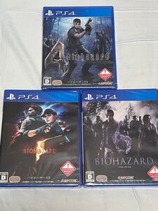 PS4ソフト バイオハザード4、バイオハザード5、バイオハザード6 3本セット