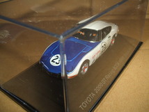 ★1/43エブロ トヨタ2000GT レーシング 1968 SCCA出場車 ホワイト/ブルー _画像2