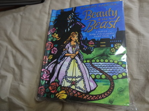 送料無料!英語版 飛び出ししかけ絵本 美女と野獣 ロバート サブダ Beauty & the Beast Robert Sabuda 洋書仕掛け絵本