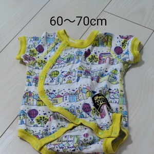 半袖ロンパース ベビー服 肌着 60cmから70cm