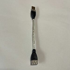 USB2.0延長ケーブル 10cm ハードタイプ