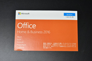 Microsoft Office Home＆Business 2016 カード 1台のWindows PC用 新品未開封 正規品 プロダクトキー　オフィスソフト