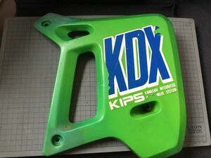 カワサキ USED KDX200SR タンクシュラウド サイドカバー R 右 DX200G KAWASAKI グリーン