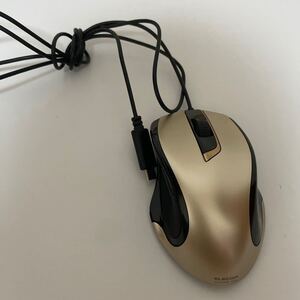 ELECOM 有線 USB Type-C BlueLEDマウス M-BL26UBCGD (ゴールド)