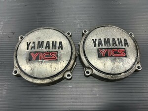 ★YAMAHA 4G0 XJ400 エンジンパーツ ポイントカバー セット YICS 当時物 希少 4GO★4R061910