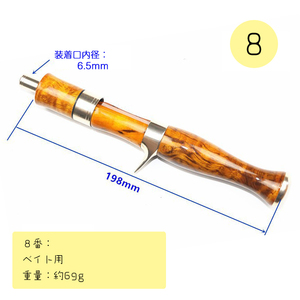 (8番)ガングリップキット スピニング グリップキット トラウトベイト リールシート ロッド ルアーロッド ハンドル スピニング トラウト