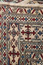 パキスタン手織り絨毯　ウール　 リビングラグ size:223×154cm_画像8