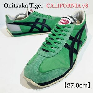Onitsuka TIger/オニツカタイガー★CALIFORNIA78/カリフォルニア78★グリーン×ブラック/緑×黒★TH110N★27.0cm
