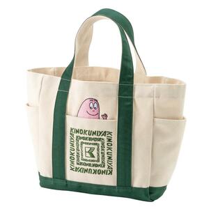 [ new goods * unused goods * tag attaching ]BABAPAPA Barbapapa KINOKUNIYA.no country shop collaboration canvas tote bag lunch bag 