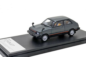 ハイストーリー 1/43 トヨタ スターレット Si 1982 アーバンスチールM Hi-Story 1:43 Toyota STARLET Si HS303GY