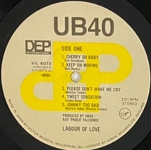 ♪試聴♪UB40 / Labour Of Love_画像3