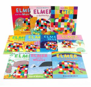 【SALE】ゾウのエルマー Elmerシリーズ 英語絵本 10冊 セット