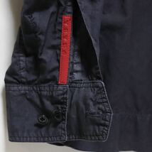 希少【PRADA】製品染/長袖シャツ ミリタリーシャツ/プラダ シャツ/garment dye trousers shirt/メンズ M_画像5