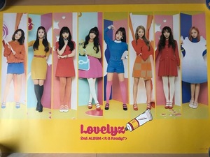 LOVELYZ (ラブリーズ)　3種類3枚セット　CD　B2サイズポスター　ロブリズ　　K-POP　R U Ready？　