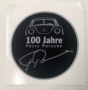  Porsche 100 Jahre Ferry Porsche Ferrie Porsche 100 year memory badge sticker 911 996 997 991 992 718 356 930 964 993 Carrera 