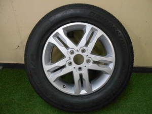 美品 バリ溝　ベンツ Gクラス ゲレンデ W463 タイヤホイール１本 7.5Jx18H2 ET63 A4634012402 タイヤ BRIDGESTONE P265/60R18 管番649