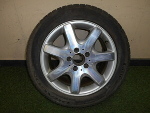 メルセデスベンツ SLK R170 タイヤホイール1本 A1704010302 ６Jx16H2 ET30 タイヤ PIRELLI 225/50ZR16 管番585