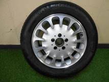 ベンツ Eクラス W211 タイヤホイール1本 7.5Jｘ16 ET42 A2114011402 タイヤ MICHELIN 225/55ZR16 管番532_画像1