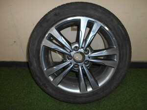 ベンツ 純正 Eクラス W212 タイヤホイール1本 8Jｘ17Ｈ2 ET48 A2124015602 タイヤ BRIDGESTONE 245/45R17 管番488