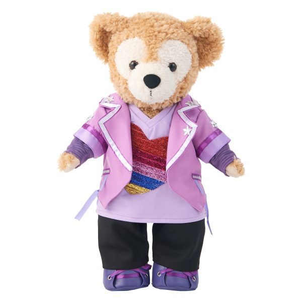 paomadei 836 Fleur Langue Crevettes Amour Bataille Tour Violet 43 cm Taille S ABC Costume Fait Main pour Duffy, personnage, disney, duffy