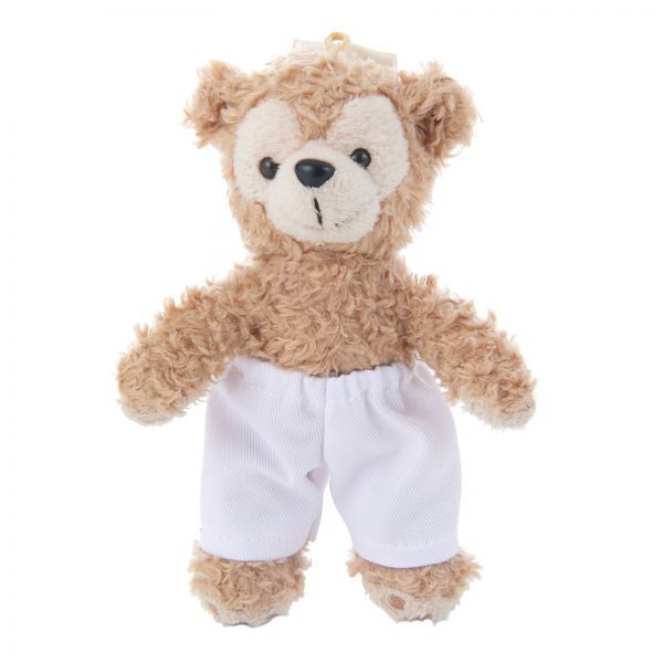 Paomadei B9011 Pantalon de coordination blanc 14 cm avec badge en peluche Duffy Costume fait à la main, personnage, Disney, Duffy