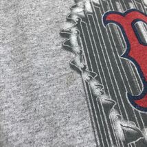 US古着 Majestic MLB 長袖Tシャツ ロングスリーブ ロンt レッドソックス 野球 メジャーリーグ RED SOX 2013 ワールドシリーズ アメリカ古着_画像9