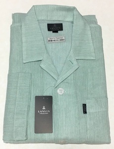 LANVIN.. two -ply cotton pyjamas made in Japan M green spring ~ autumn Rena un regular price 16.500 jpy 