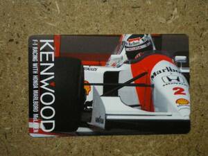 a1724*KENWOOD F1 telephone card 