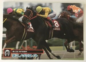 タニノクリエイト 036 神戸新聞杯 バンダイ サラブレッドカード 96年 競馬 競馬カード 美品 ウマ娘