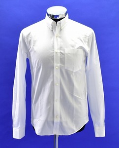 DELUXE CLOTHING （デラックス クロージング） B.D L/S SHIRT ボタンダウン長袖シャツ WHITE S　MADE IN JAPAN