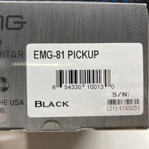 長期保管品 EMG(イーエムジー) / 81 BLACK ハムバッカーピックアップ　正規輸入品_画像2