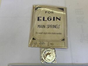 ELGIN エルジン ゼンマイ 1個 新品2 未使用品 デットストック 3/0s アメリカンウォッチ