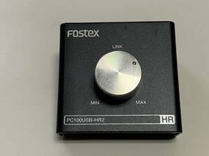 FOSTEX ボリュームコントローラー ハイレゾ対応 PC100USB-HR2　USB-DAC