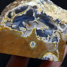 【送料無料】オレゴン州産 サンダーエッグ アゲート 瑪瑙 原石 168,5g AG187 天然石　鉱物　パワーストーン_画像4