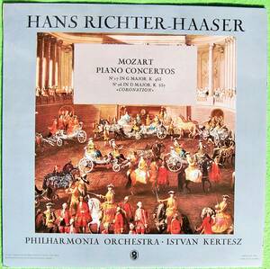 LP：HANS RICHTER-HAASER / MOZART PIANO CONCERTOS / No.17 (K.453) & No．26 (K.537 ・ CORONATION )