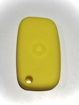 スマート smart 453 キー リモコンキー シリコン ケース カバー 3ボタン 黄色 イエロー 裏マーク有_画像2