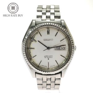 1円スタート 稼働品 SEIKO セイコー LOAD MATIC ロードマチック メンズ 腕時計 5606-7080 SS 自動巻き AT デイデイト 23石 シルバー文字盤