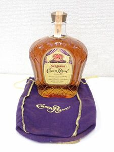 豊20CQV/8A〇Seagram's Crown Royal クラウンロイヤル カナディアン ウイスキー 750ml 古酒未開栓〇