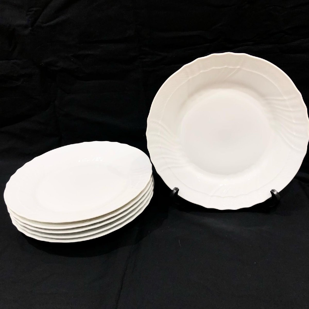 ワイト リチャードジノリ 6枚 24cm UZgTB-m39139165351 ベッキオ ...