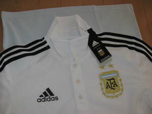 新品タグ付★adidas アディダス レディース 半袖Tシャツ カットソー CLIMALITE インターナショナル サイズS WHITE/BLUTIN★ゴルフ★5489円