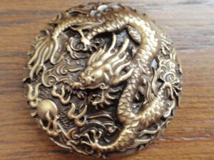ドラゴン 龍 立体 コンチョ レザークラフト ハンドメイドパーツ