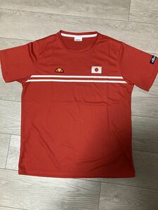 ellesse エレッセ デビスカップ 日本代表 レプリカTシャツ　サイズM テニス　錦織圭　美品 半袖Tシャツ