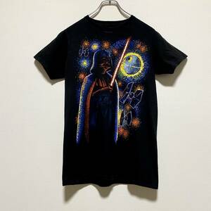 アメリカ古着　ダースベイダー　STAR WARS スターウォーズ　半袖Tシャツ　ブラック　黒　コットン　【C97】