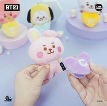 BT21 公式　KOYA ぬいぐるみリールキーホルダー　韓国　K-POP☆BTS 防弾少年団　ラップモンスター　キーホルダー　_画像7