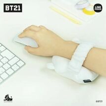 BT21 公式　KOYA ぬいぐる手首クッション　韓国　K-POP☆BTS 防弾少年団　ラップモンスター　クッション　リストレスト　_画像5