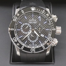 国内正規店購入　22年５月購入　EDOX　CHRONOFFSHORE-1　クロノグラフ　クオーツ　メンズ腕時計　クロノオフショア1　10221　ラバー _画像1