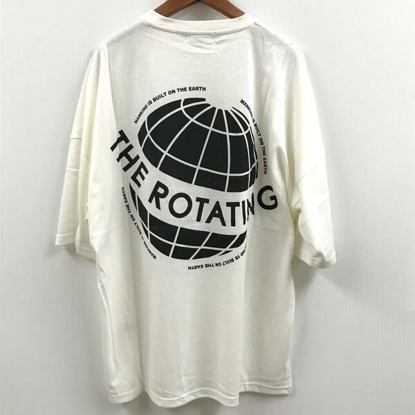 未使用 /M/ in the attic homme ホワイト ロゴ 半袖 Tシャツ ドロップショルダー インジアティック メンズ レディース トップス カジュアル