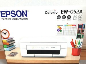 EPSON　エプソン プリンター インクジェット複合機 カラリオ EW-052A　インクカートリッジ欠品 エプソンプリンター