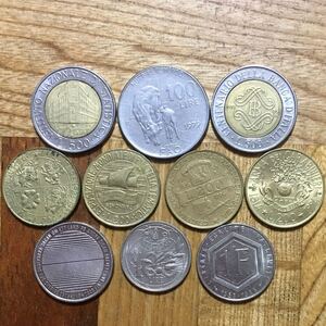 イタリア フランス スウェーデン 記念硬貨 10種