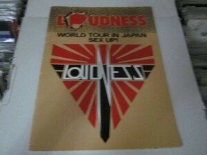 LOUDNESS loud nes/ WORLD TOUR IN JAPAN SEX UP! photoalbum 